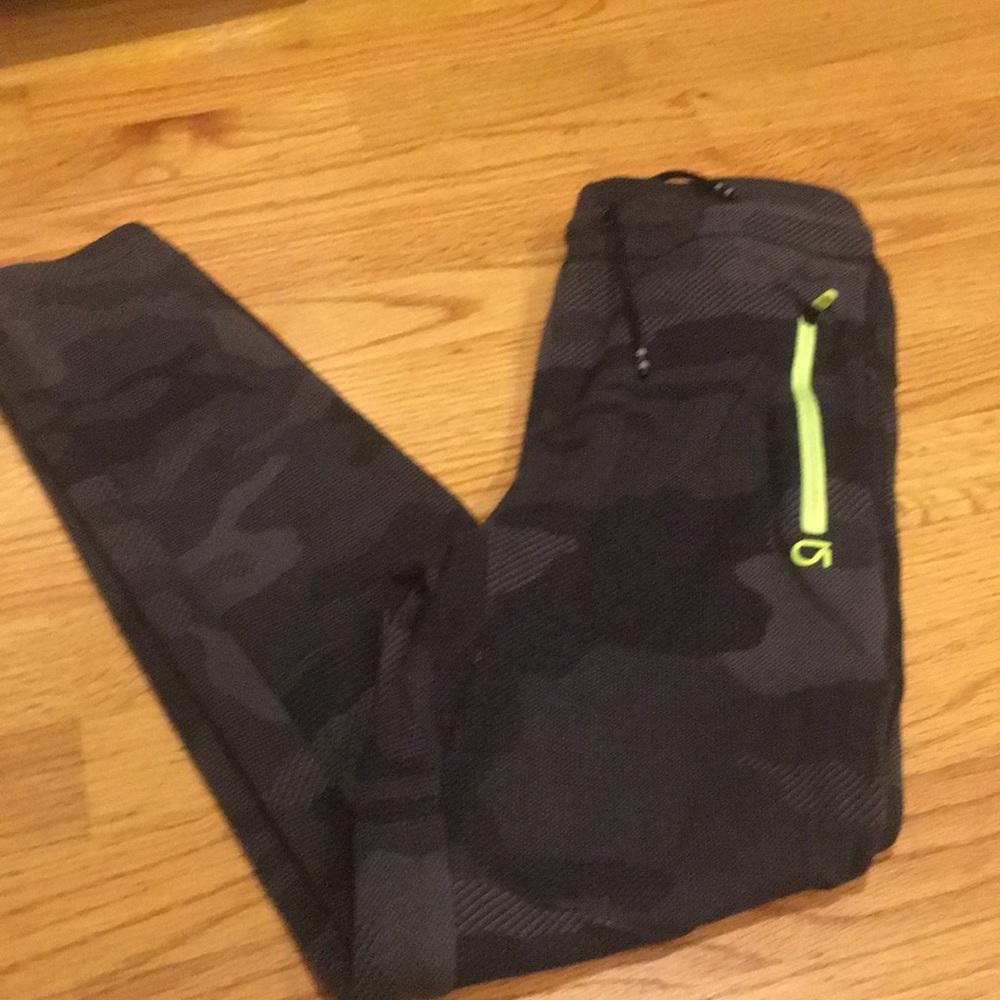 Boys Black Camouflage Jogger Sweatpants Gap Sz XL